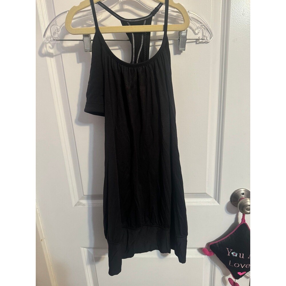 lululemon black 2 in 1 tank